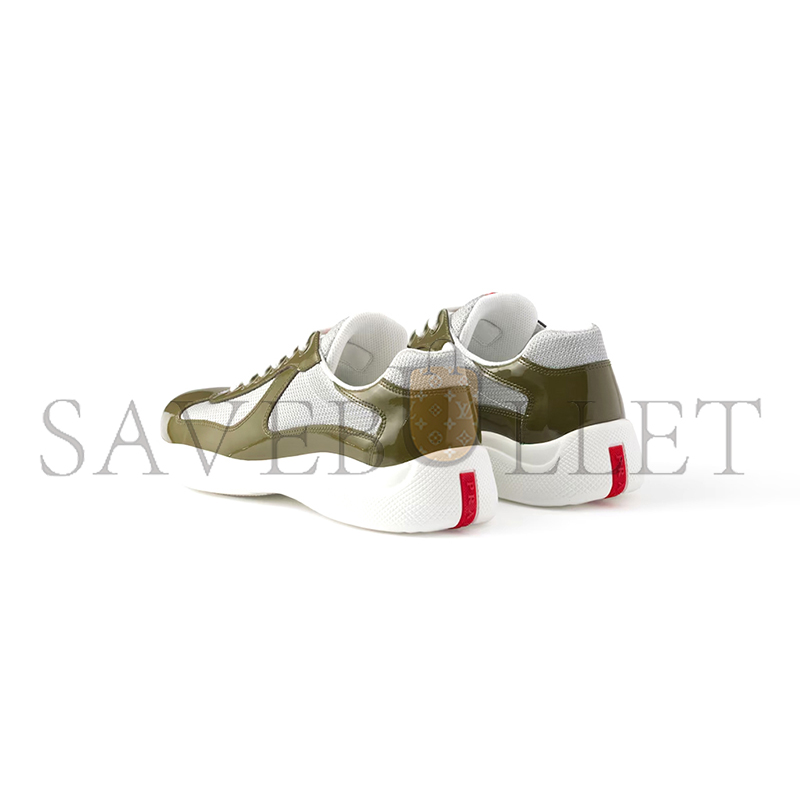PRADA PATENT LEATHER AND TECHNICAL FABRIC PRADA AMERICA'S CUP SNEAKERS 4E3400 PRADA PATENT LEATHER AND TECHNICAL FABRIC PRADA AMERICA'S CUP SNEAKERS 4E3400